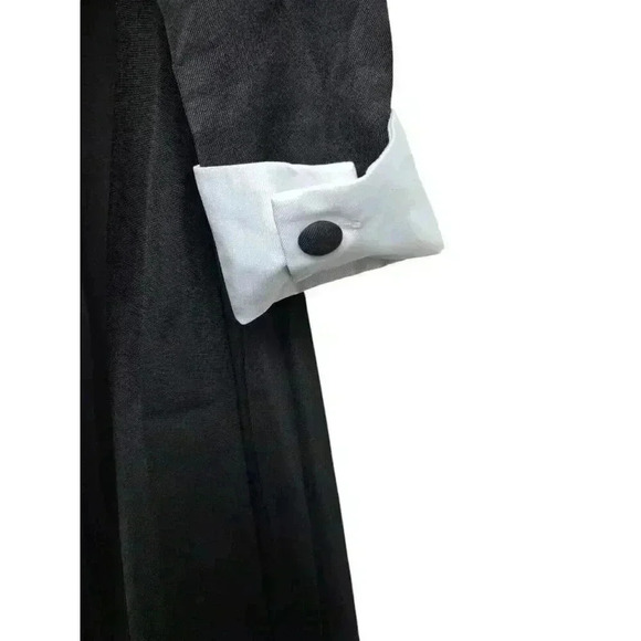 Wednesday The Addams Family Costume Girls Adams Fancy Dress Size Length 47" *CUT - Picture 10 of 16